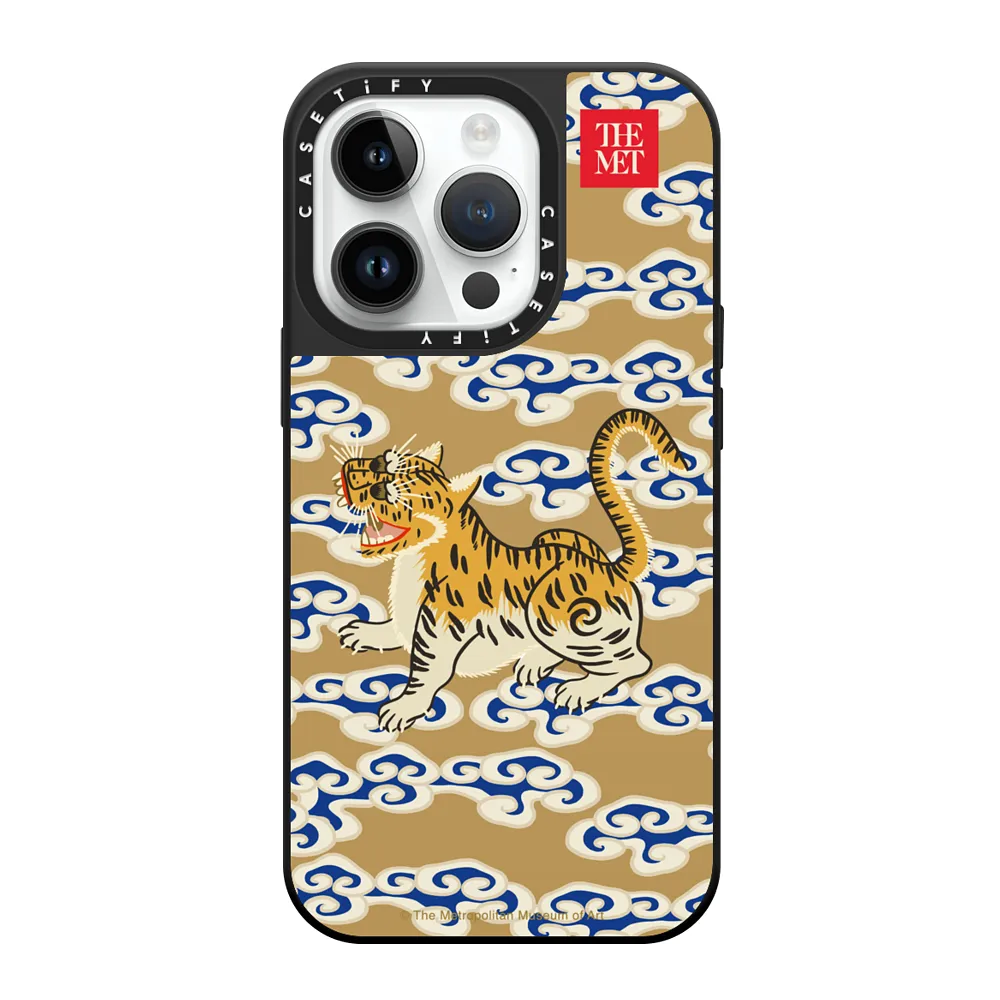 Rank Badge with Tiger Case - Gold Mirror