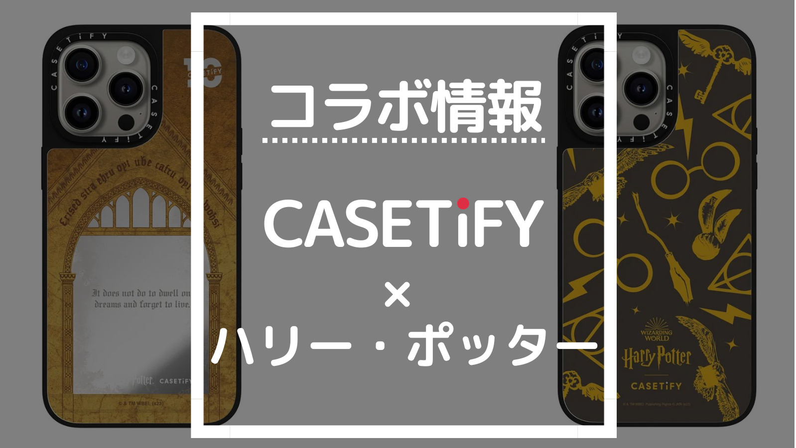 最新版】CASETiFYハリー・ポッターコラボの商品一覧【ケースティファイ 