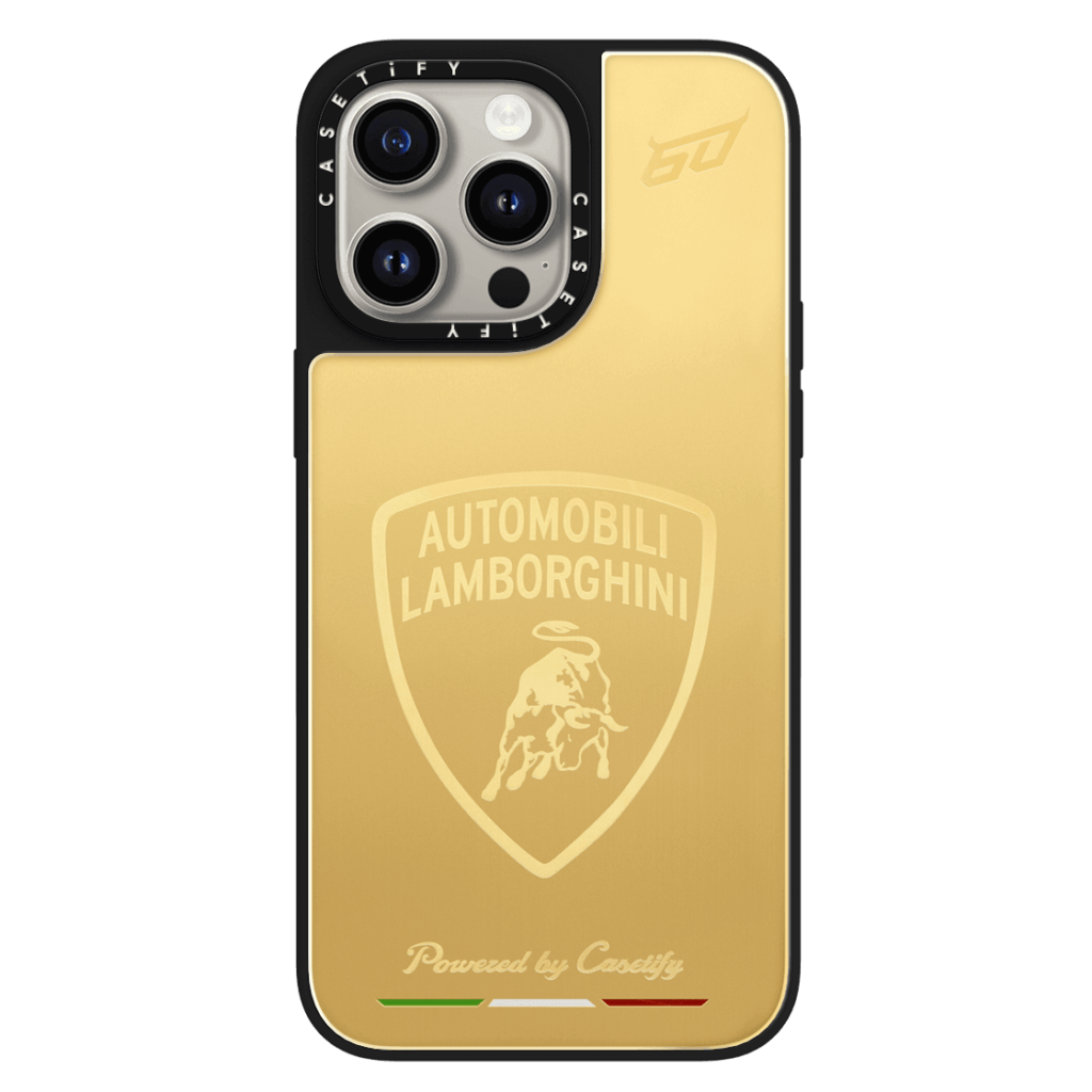 Lamborghini Stainless Steel Case - iPhone 15 Pro