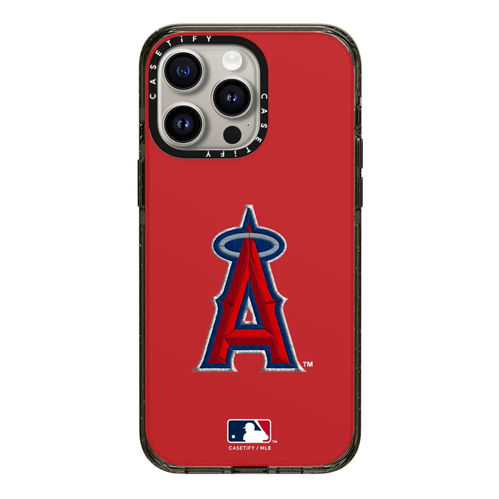 LOS ANGELES ANGELS Logo Embroidery Case