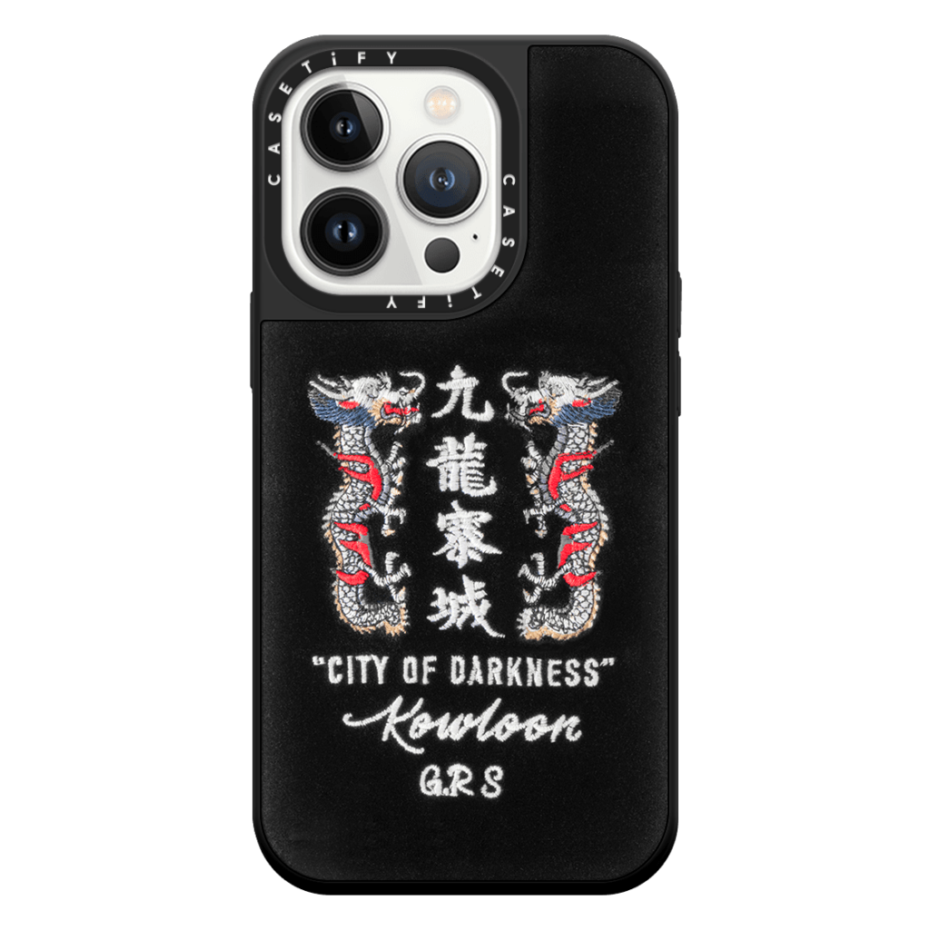 City of Darkness Embroidery Case - iPhone 14 Pro