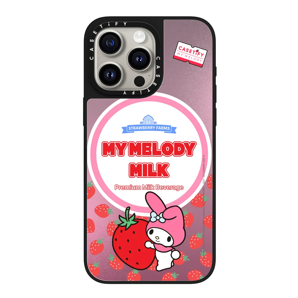 My Melody Strawberry Milk Case