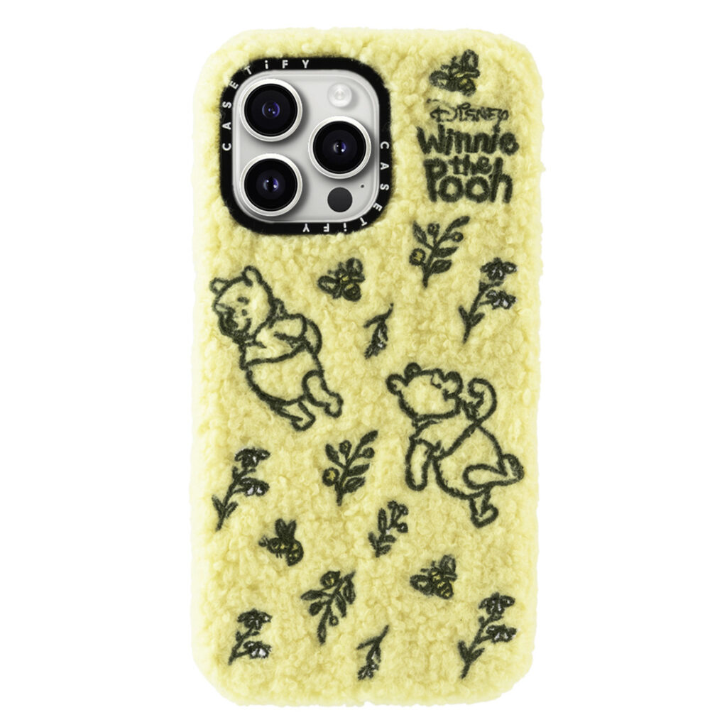 Winnie the Pooh Teddy Tossed Floral Plush Case - iPhone 15 Pro Max