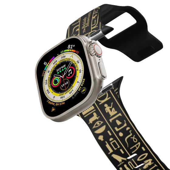 The Egypt Hieroglyphics Pattern Watch Band インパクト バンド