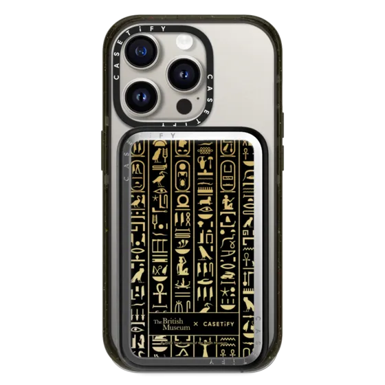 The Egypt Hieroglyphics Pattern PowerThru Power Bank ミラー モバイルバッテリー MagSafe対応