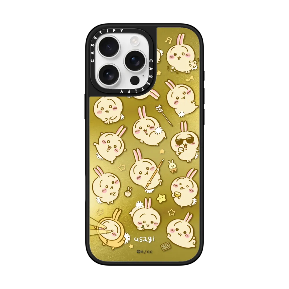 Usagi Medley Pattern Case - Yellow Edition ミラーケース MagSafe対応