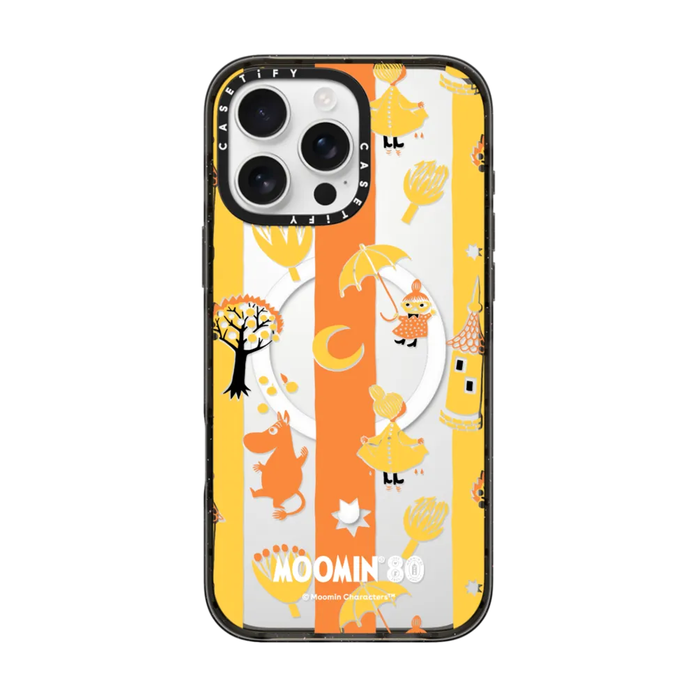 Moomin Warm Stripes Pattern Case (日本限定) インパクトケース MagSafe対応