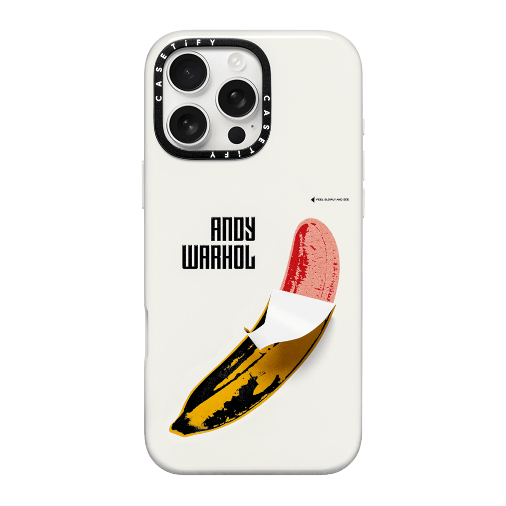 Andy Warhol Banana "Peel" Phone Case マテリアル グリップケース