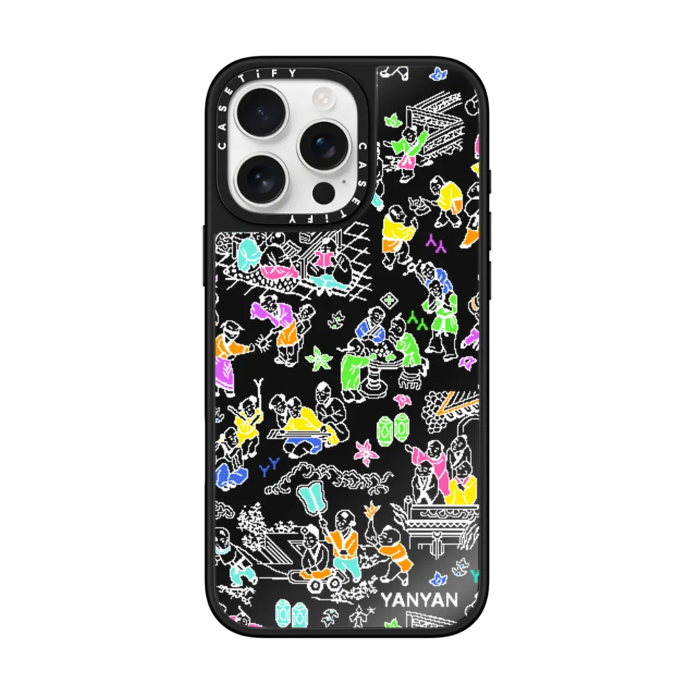 Laza Case (Black) ミラーケース MagSafe対応