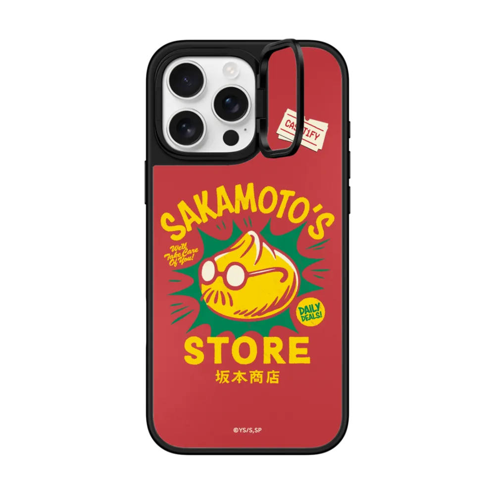 Sakamoto Days Bun Case ミラー リングスタンドケース MagSafe対応