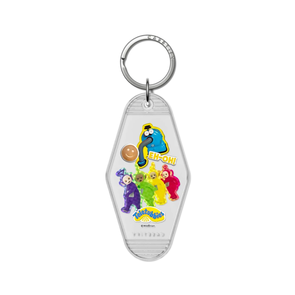 Teletubbies Stickers Keychain Tag