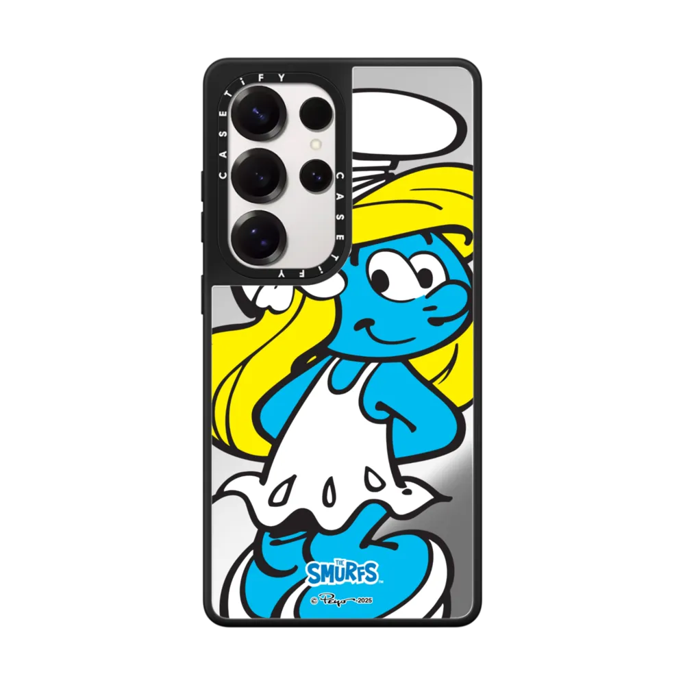 Jumbo Character Smurfette Case マグネット式 ミラーケース