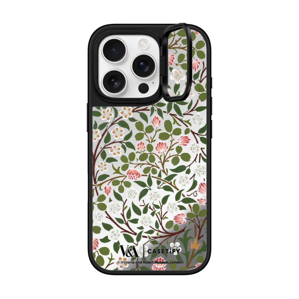 V&A Morris Edit, Clover Case ミラー リングスタンドケース MagSafe対応