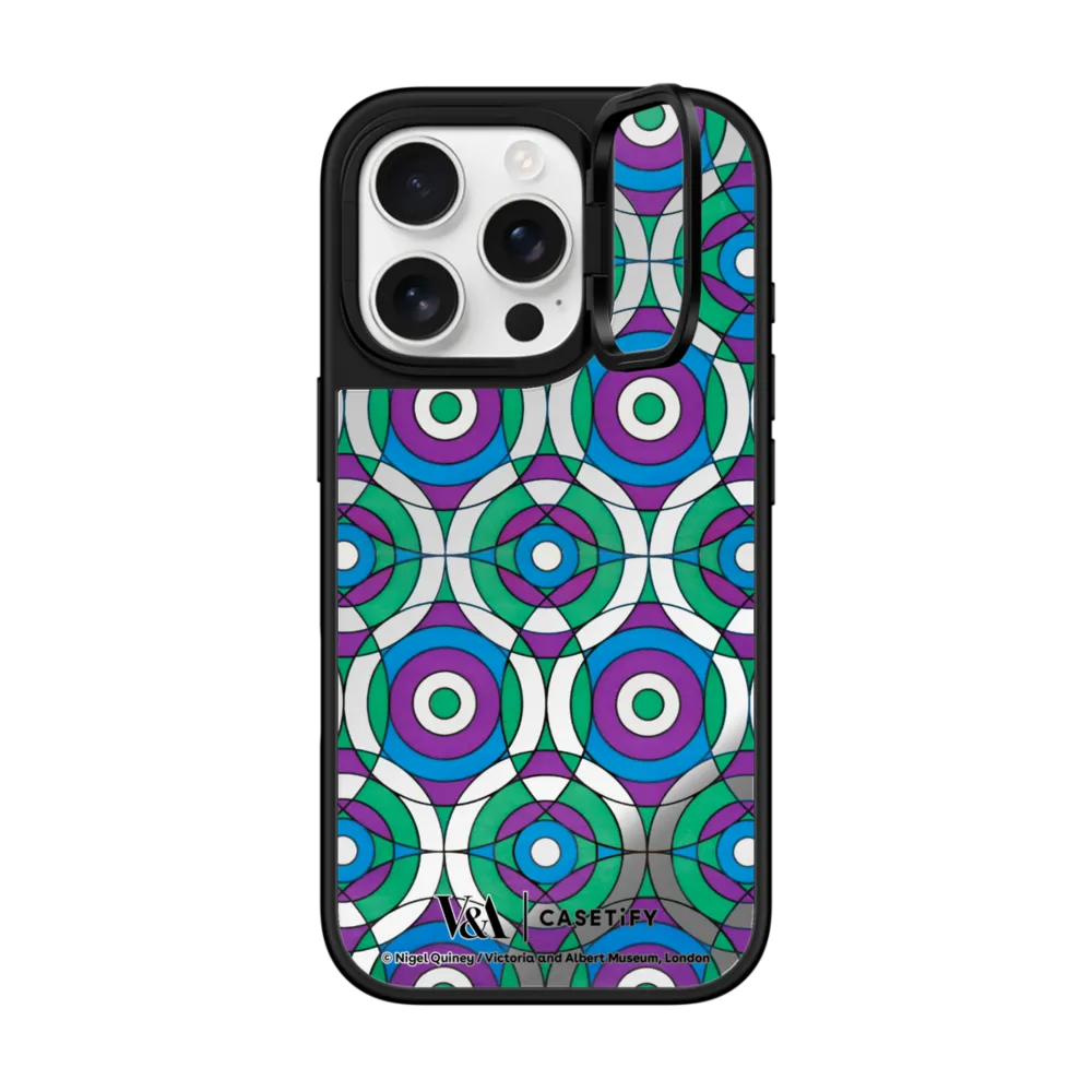 V&A Geometry Edit, Bullseye 3 Case ミラー リングスタンドケース MagSafe対応