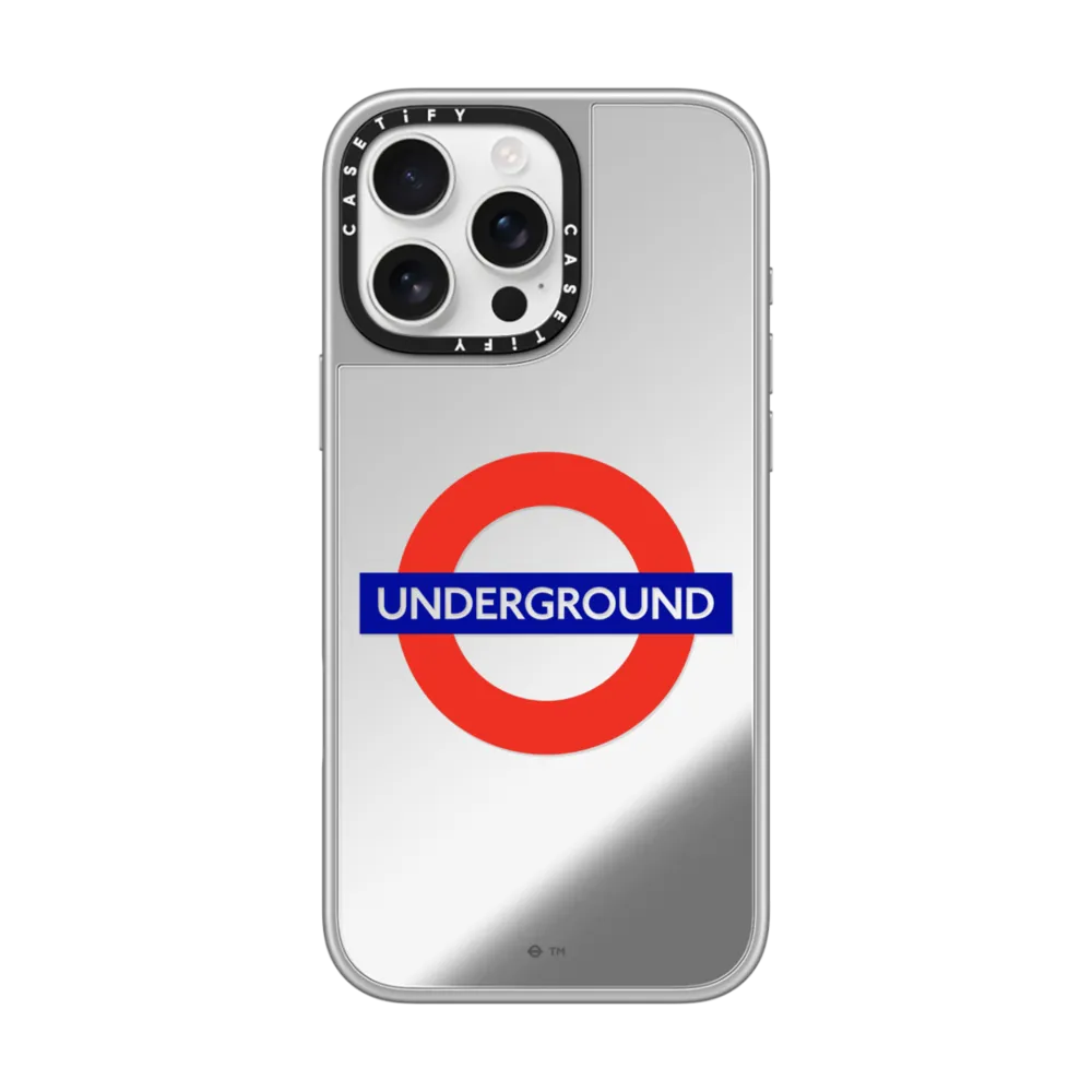 London Underground Logo Phone Case ミラーケース MagSafe対応