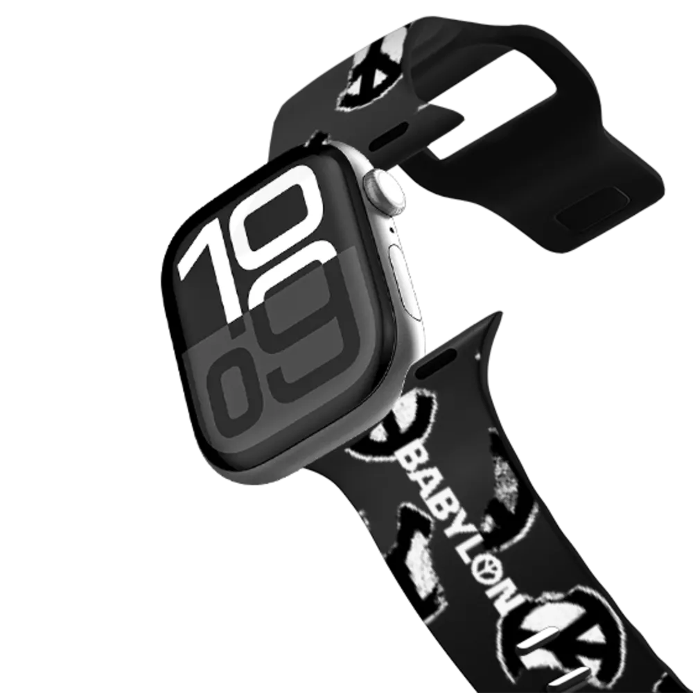 Babylon Sticker B&W Watch Band