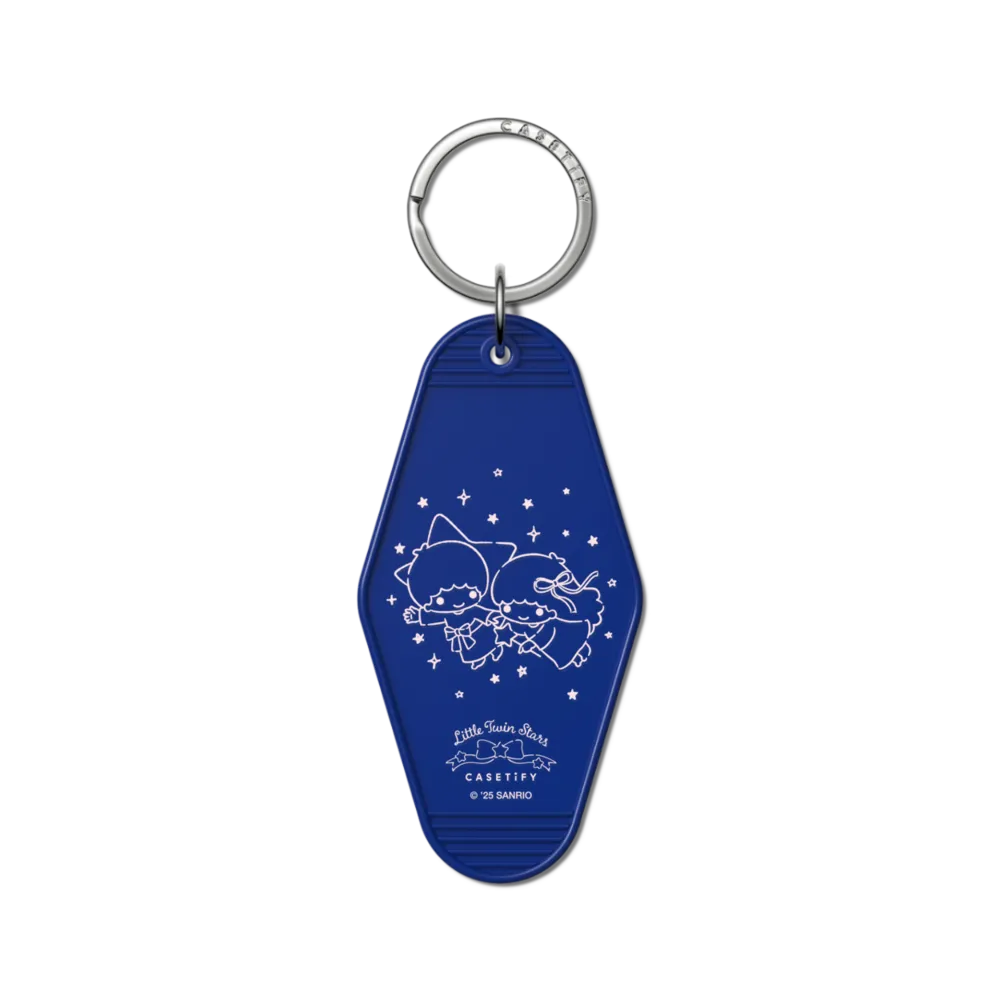 Little Twin Stars Starlit Adventures Keychain Tag - Blue