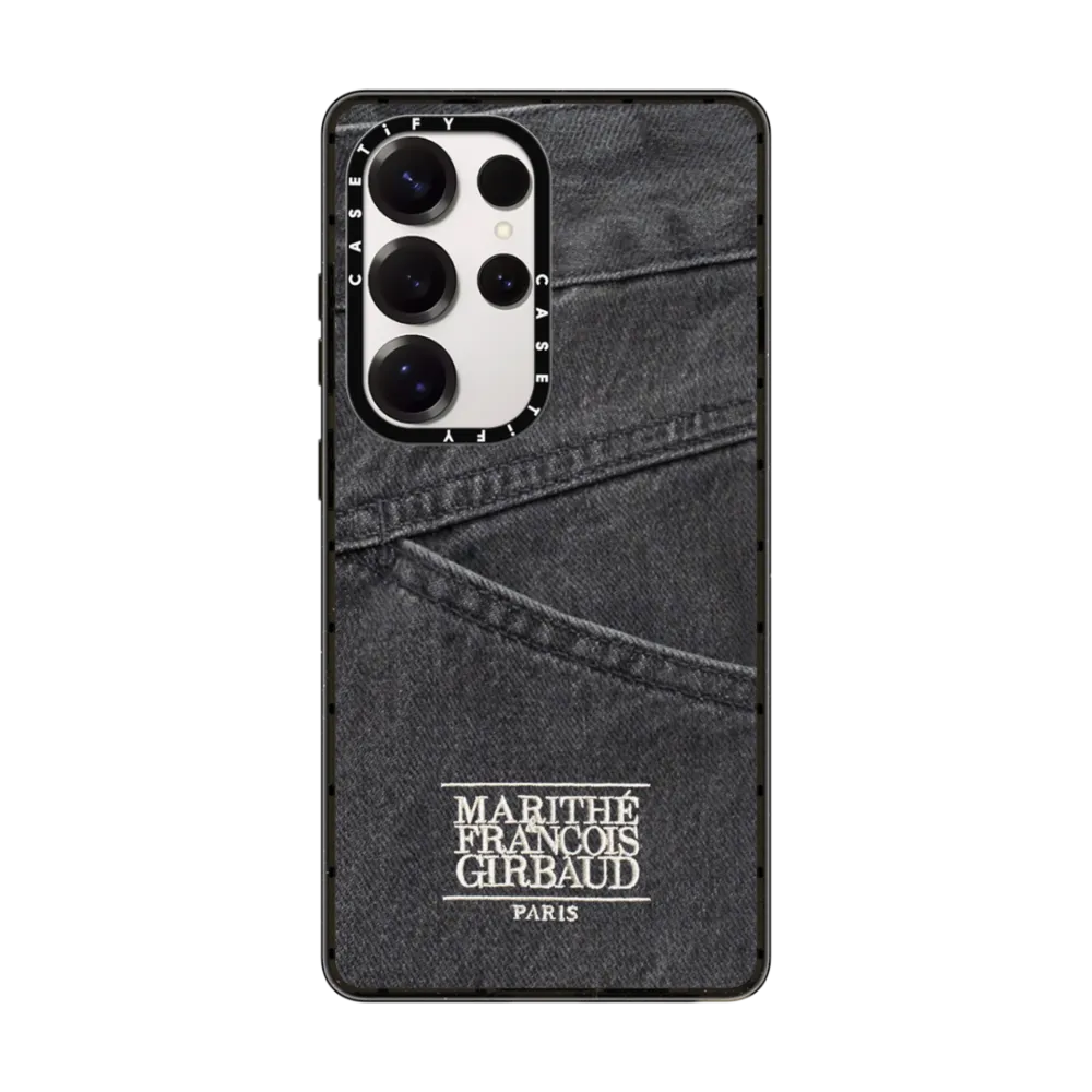 MARITHÉ Black Denim Case Impact Magnetic Case