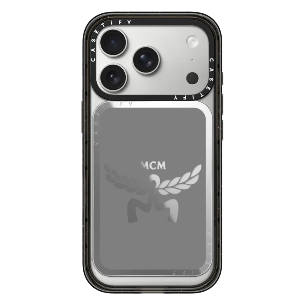 MCM Logo Snappy Cardholder Stand