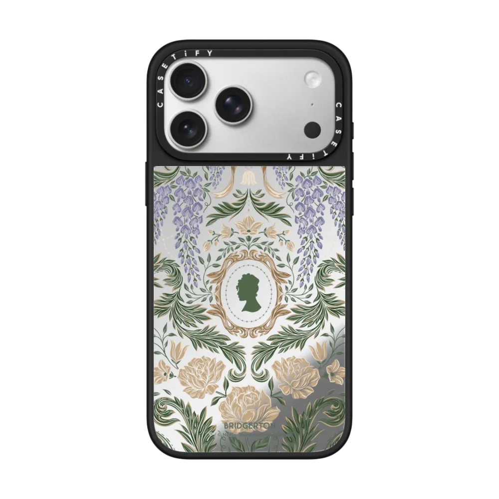 Bridgerton Damask Pattern Case ミラーケース MagSafe対応