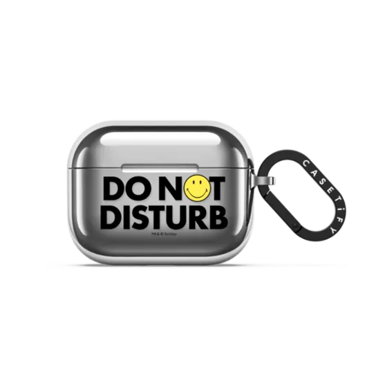Smiley DO NOT DISTURB Earbuds Case ミラー ケース