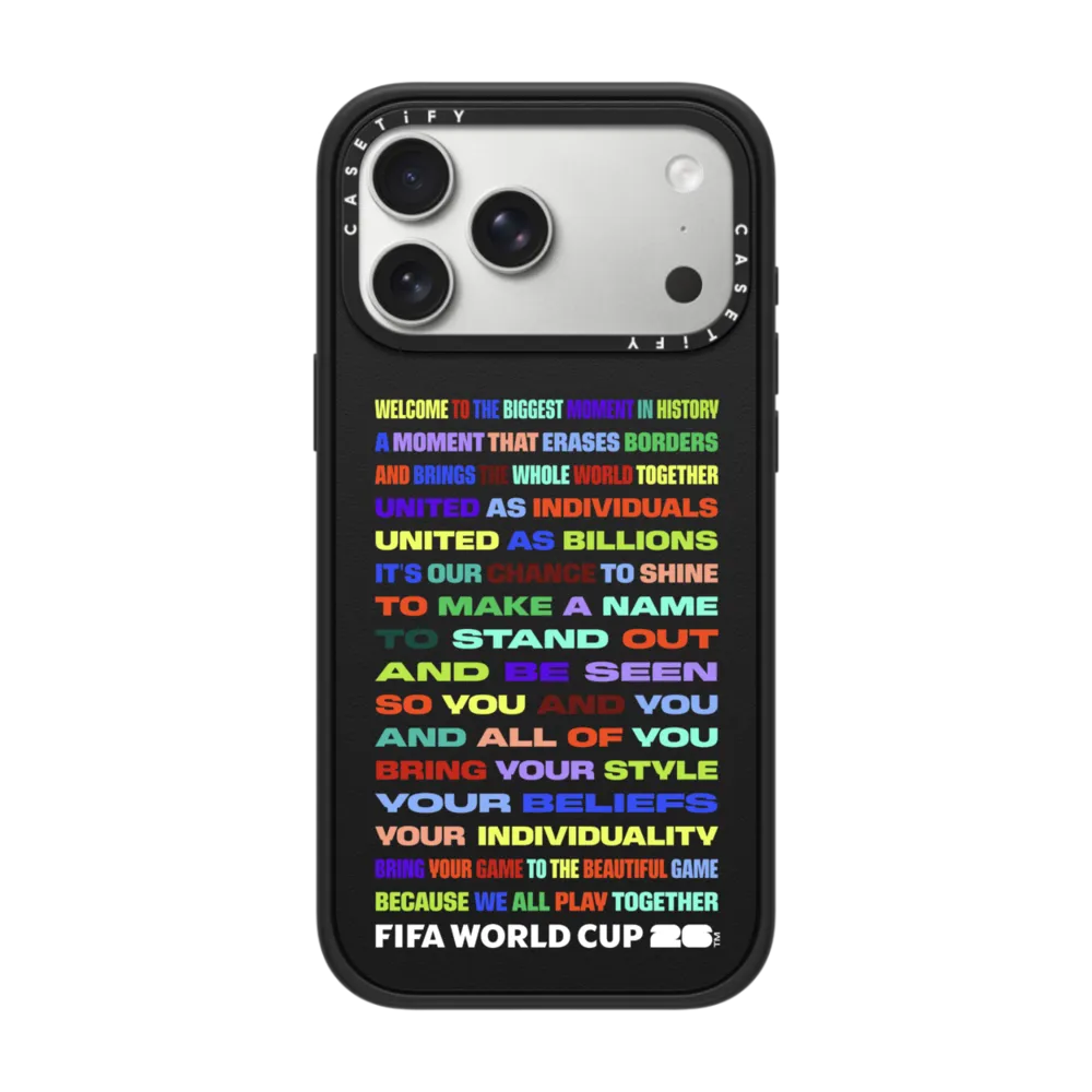FIFA WORLD CUP 26™ MANIFESTO CASE インパクトケース MagSafe対応