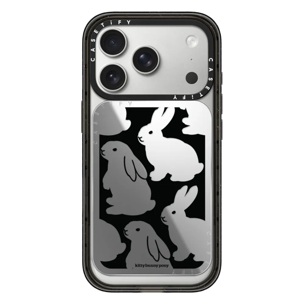Little Black Bunnies Snappy Cardholder Stand Snappy™ ミラー カードホルダースタンド MagSafe対応